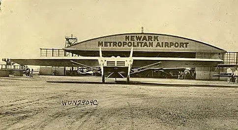 An early photo of Newark Metropolitan Airport